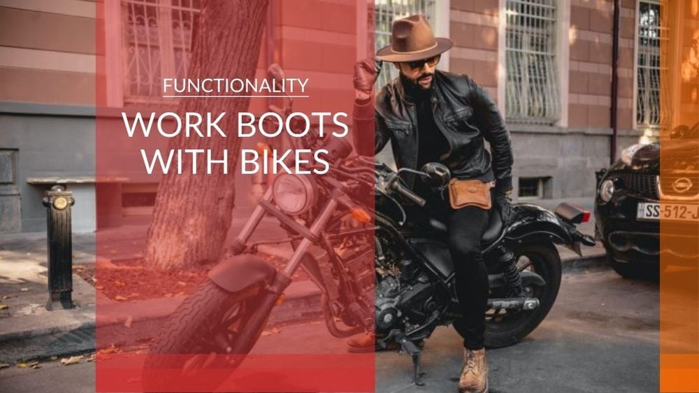 is safety footwear suitable for riding a motorcycle with?