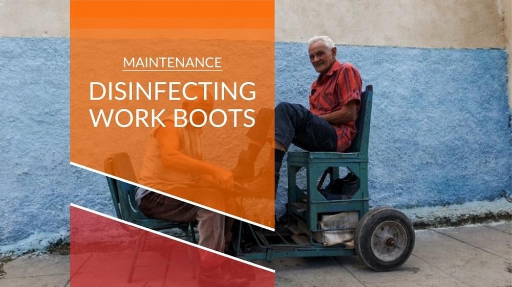 How Do You Disinfect Work Boots the Right Way?