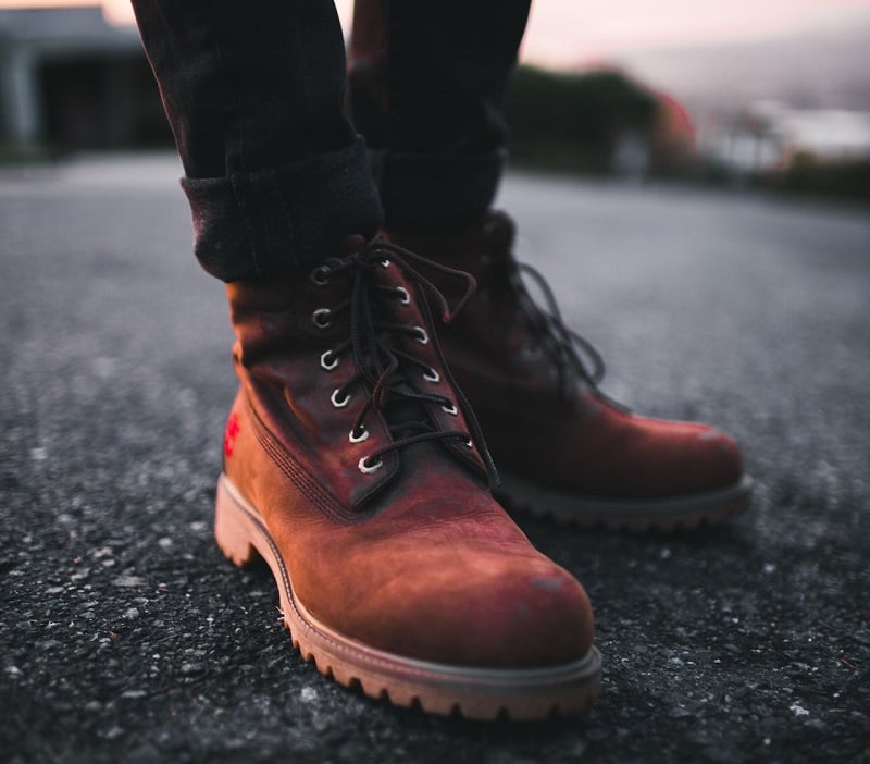 work boots vs. logger boots